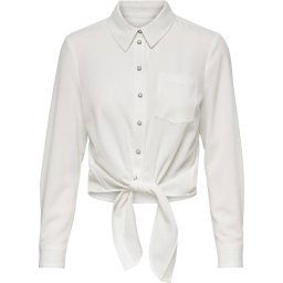 ONLY - Maat L - ONLLECEY LS KNOT SHIRT NOOS Dames Blouse