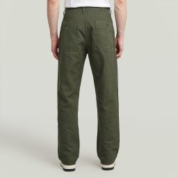 Pleated Chino Relaxed - Bruin - Heren