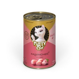 Voordeelpakket: 24x400g Kitty Cat Adult Pate konijn nat kattenvoer