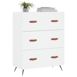 vidaXL Ladekast 69,5x34x90 cm bewerkt hout wit
