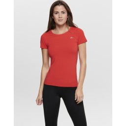 Only Play - Maat L - Clarissa Training Sportshirt Vrouwen - rood