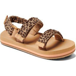 Reef Little Ahi Convertible Meisjes Slippers - Leopard - Maat 21.22