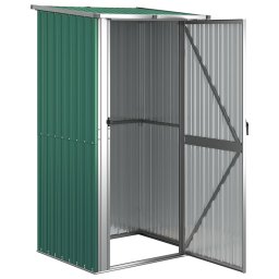 vidaXL Tuinhuis Groen 118,5x97x209,5 cm Gegalvaniseerd Staal