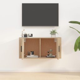 vidaXL Tv-wandmeubel 80x34,5x40 cm sonoma eikenkleurig