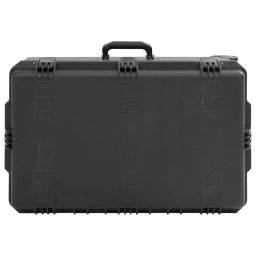 vidaXL Flightcase draagbaar 79,5x51,5x30,5 cm PP zwart