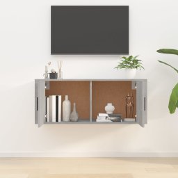 vidaXL Tv-wandmeubel 100x34,5x40 cm betongrijs