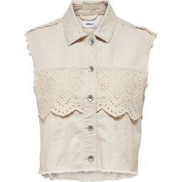 ONLY - Maat XS - ONLELENA LIFE SHORT WAISTCOAT OTW Dames Jas