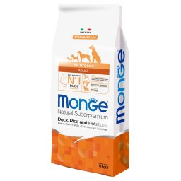 Monge Superpremium All Breeds Adult Eend, Rijst & Aardappel - 12 kg