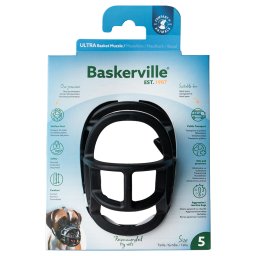 Muilkorf Baskerville Ultra 2.0 - Maat 5: Bijv. Labrador, Herdershond