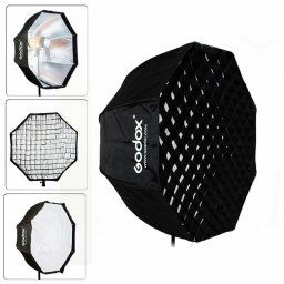 Godox Softbox met paraplu aansluiting 120cm+ grid