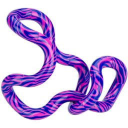 Tangle Wild Junior - Zebra (Paars)