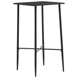 vidaXL 3-delige Barset stof zwart