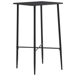 vidaXL 5-delige Barset stof zwart