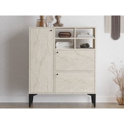 Commode HAWA 3 deuren travertijn