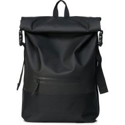 Rains Buckle Rolltop Black Unisex - One Size