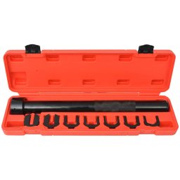 vidaXL Spoorstang installeer/verwijder set 8-delig