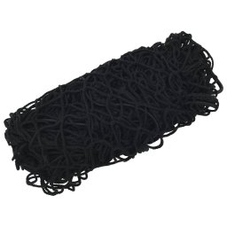 vidaXL Aanhangwagennet elastisch touw 4x2 m polypropeen zwart