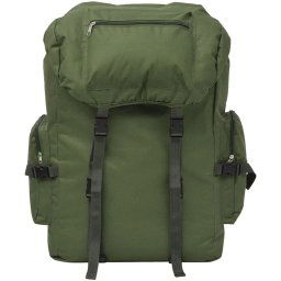 vidaXL Rugzak legerstijl 65 L groen