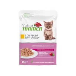 12x85g Kip Kitten & Young Natural Trainer natvoer voor kittens