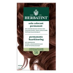 Herbatint Permanente Haarkleuring Licht Koper-Kastanje 5R