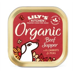 LILY'S KITCHEN DOG ORGANIC BEEF SUPPER 11X150 GR