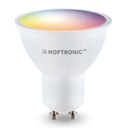 Smart GU10 spot - 38° - 4,8 Watt 345 lumen - RGBWW - Wifi & Bluetooth - Bestuurbaar via app - Google Home, Amazon Alexa en Siri - Smart lamp