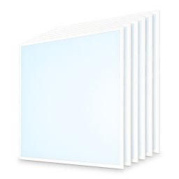 6x LED Paneel - 60x60 cm - 18/25 Watt - 4500 lumen - 180 lumen/watt - 6500K daglicht wit - UGR22 - Flikkervrij - Incl. Philips Xitanium Driver - 5 jaar garantie