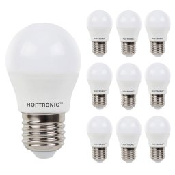 10x E27 LED Lamp - 4,8 Watt 470 lumen - 6500K daglicht wit licht - Grote fitting - Vervangt 40 Watt - G45 vorm