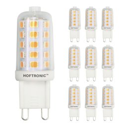 10x G9 LED Lamp - 3 Watt 300 lumen - 2700K Warm wit - 230V - Vervangt 30 Watt - T4 halogeen