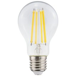 E27 LED Filament Lamp A60 - Dimbaar - Energielabel A - 4 Watt - 840 Lumen - 2700K Warm Wit - Transparant glas