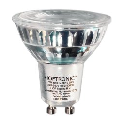 Set van 25 LED GU10 Spots - Dimbaar - 4 Watt 345 Lumen - 4000K neutraal wit - Glas - Vervangt 50 Watt - GU10 fitting - LED Reflector - Universele fitting