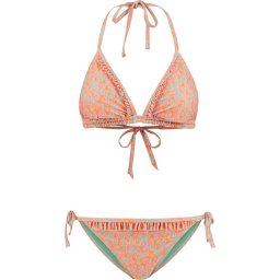 Shiwi maat 42 LIZ bikini set TROPICAL TIGER - aqua sky blue