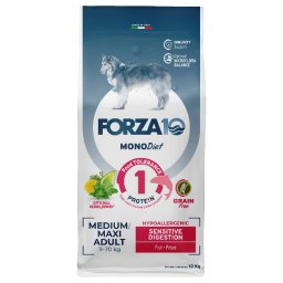 10kg Forza 10 Diet Mono Medium & Large Sensitive Digestion met vis droog hondenvoer
