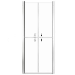 vidaXL Douchedeur 81x190 cm ESG transparant