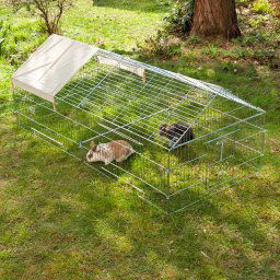 Kerbl Ren Luxus met Puntdak L220xB103xH85cm