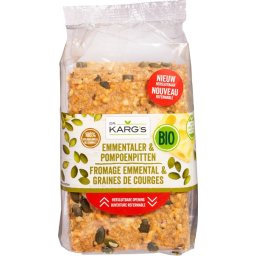 Dr Karg Kaas Met Pompoenpit Crackers 200gr
