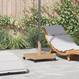 vidaXL Parasolvoet Licht Hout 45 x 45 x 31,5 cm