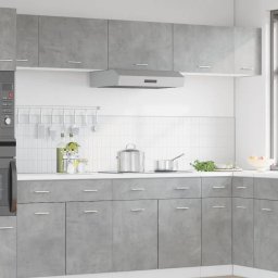 vidaXL Bovenkast Lyon 60x31x40 cm bewerkt hout betongrijs