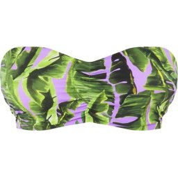 Freya Maat 65E - JUNGLE OASIS UW Bandeau Bikini Top - CASSIS - Vrouwen