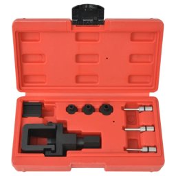 vidaXL Motorfiets kettingpons- en klink set 8-delig