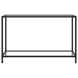 vidaXL Wandtafel 120x35x75 cm gehard glas transparant