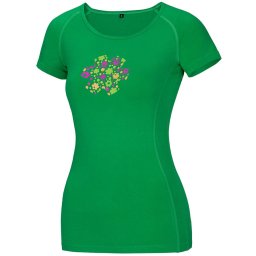 OCÚN Bamboo T Meadow Women spring green - Dames T-shirt S