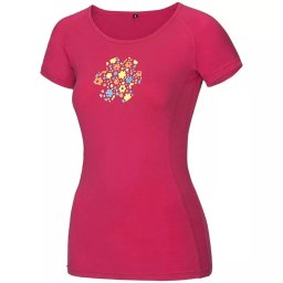 OCÚN Bamboo T Meadow Women rose pink - Dames T-shirt S