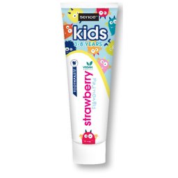 SenceBeauty Vegan Toothpaste Kids Strawberry Flavoured 3-8 Years