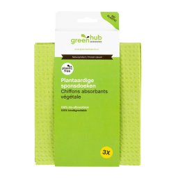 GreenHub Plantaardige Sponsdoeken