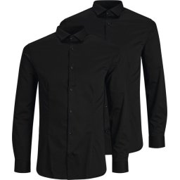 JACK & JONES Maat XL JPRBLAPARMA SHIRT L/S 2-PACK NOOS MP Heren Overhemd