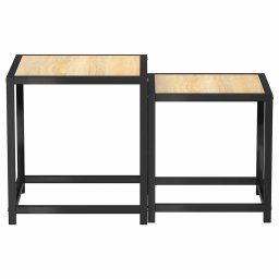 vidaXL Salontafels 2 st MDF sonoma eikenkleurig