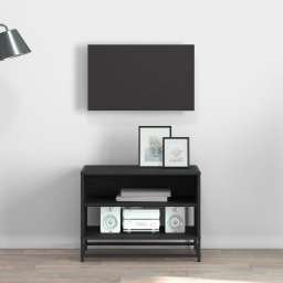 vidaXL TV Eenheden 61 x 40 x 46 cm Zwart Eiken Bewerkt hout