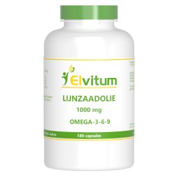 Elvitum Lijnzaadolie 1000mg Omega-3-6-9 Capsules