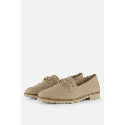 Tamaris - maat 41- Instappers taupe Leer - Dames